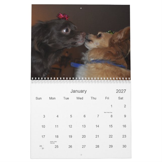 Calendrier Chiwawa (Jan 2027)
