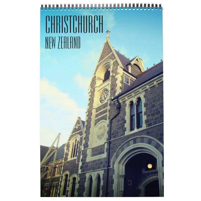 Calendrier Christchurch Nouvelle-Zélande (Protection)
