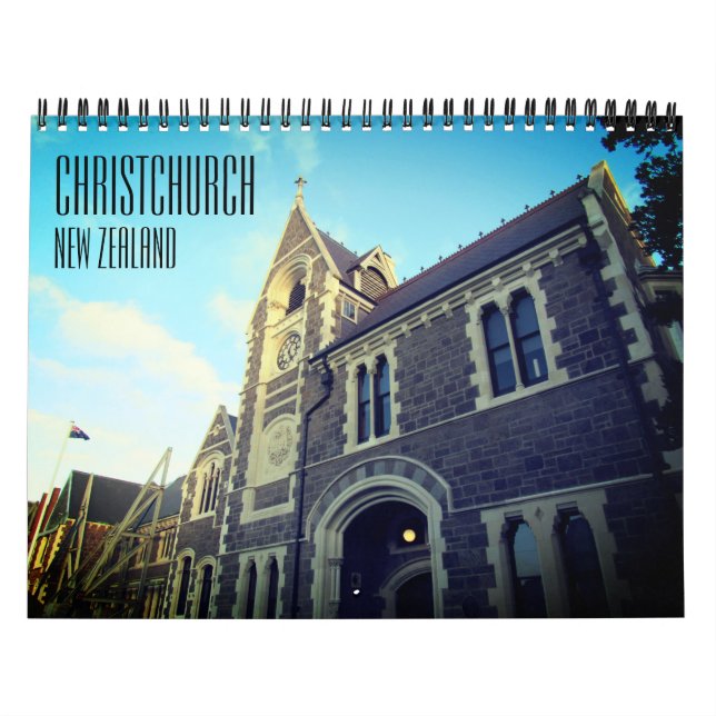Calendrier Christchurch NZ 2026 (Protection)