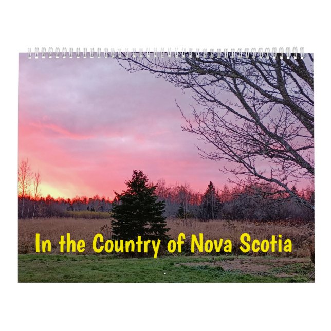 Calendrier Christian events calendar country scene (Protection)