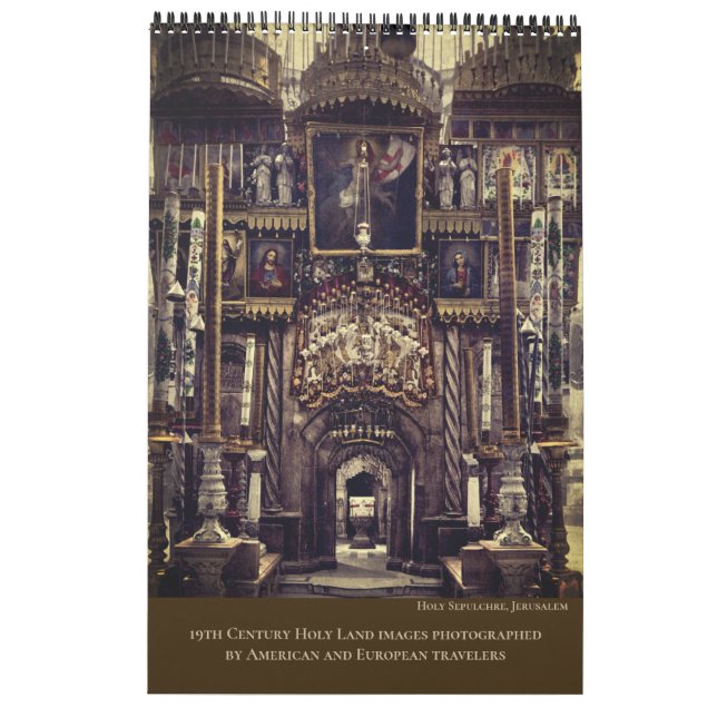Calendrier Christian Sacred Sites Bible Calendar (Dos)