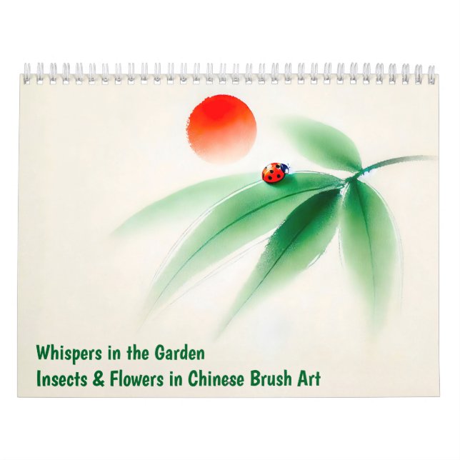 Calendrier Chuchotements dans le jardin – Insectes et fleurs  (Protection)