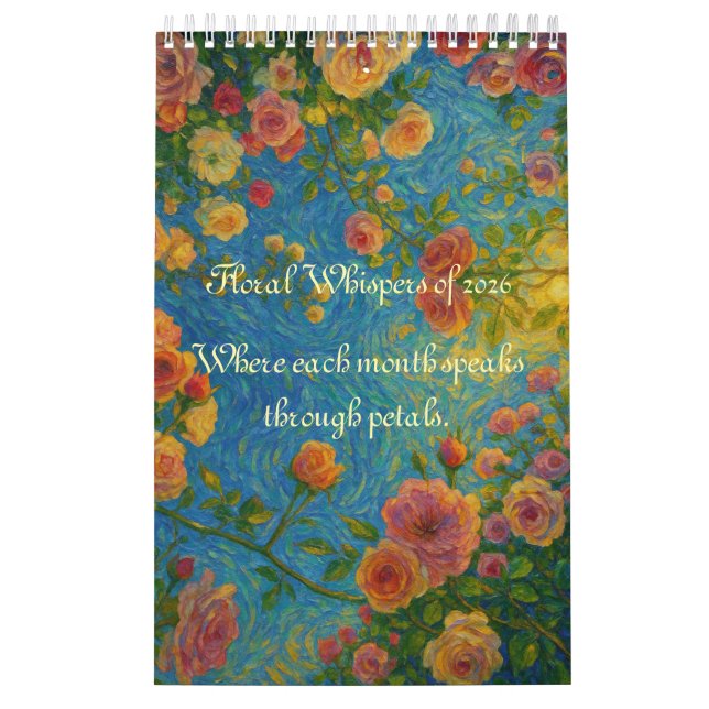 Calendrier Chuchotements Floraux de 2026 (Protection)