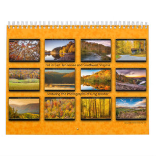 Calendrier Chute au Tennessee est et le sud-ouest la Virginie