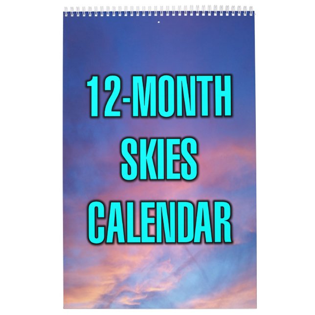Calendrier Cieux de 12 mois (Protection)