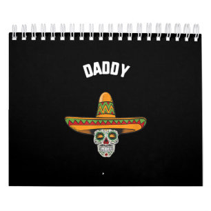 Calendrier Cinco De Mayo Daddy Sugar Skull Sombrero Taco