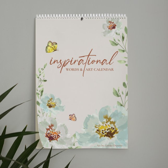 Calendrier Citation de l'artiste Lorena Depante 2026 12 mois  (Créateur téléchargé)