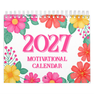 Calendrier Citation Motivante Décoration Inspirante Dopamine