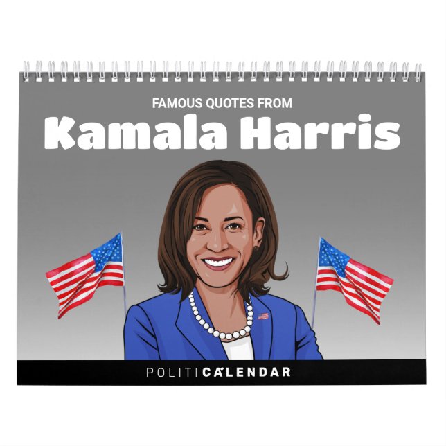Calendrier Citations célèbres de Kamala Harris (Protection)