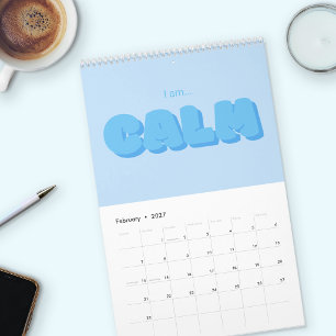 Calendrier Citations de typographie colorées et stimulantes p