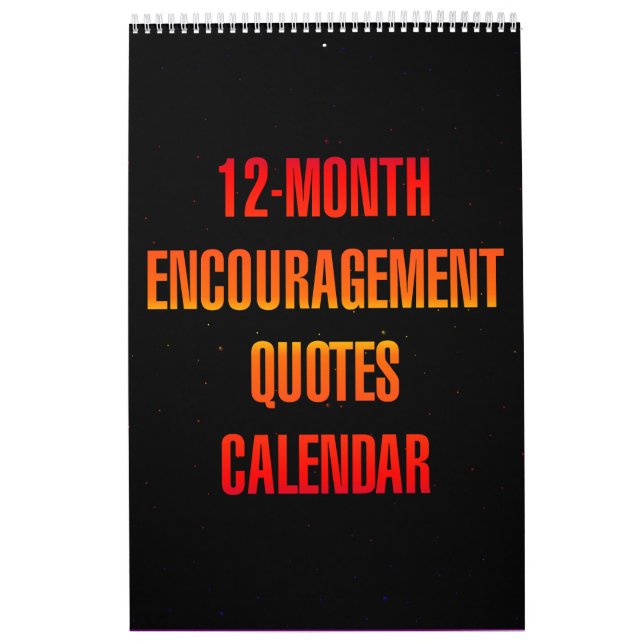 Calendrier Citations d'encouragement de 12 mois (Protection)