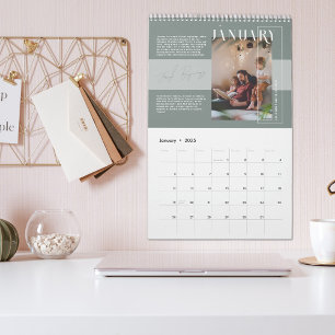 Calendrier Citations Inspirationnelles et moments de photos d