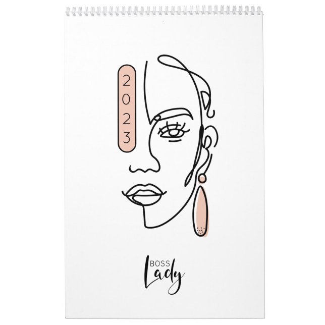 Calendrier Citations Motivationnelles Du Patron Lady 2023 (Protection)