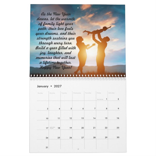 CALENDRIER CITE MOTIVÉE 2024 FAMILLE (Jan 2027)