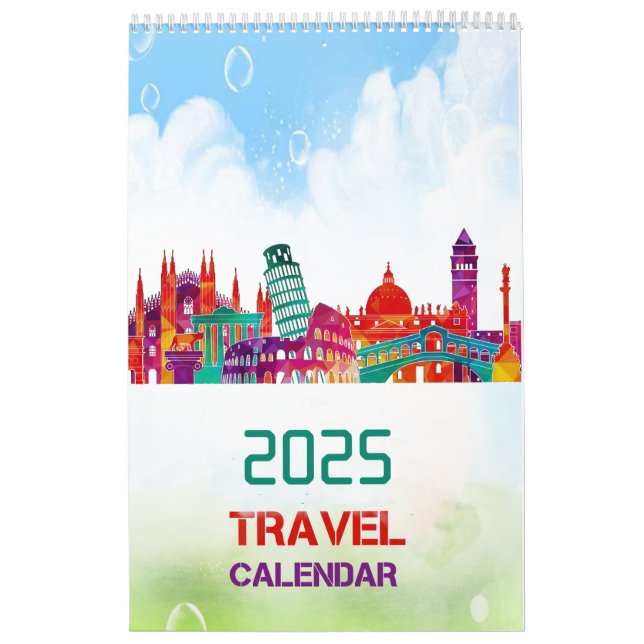 CALENDRIER CITÉS MONDIALES DE VOYAGE 2026 (Protection)