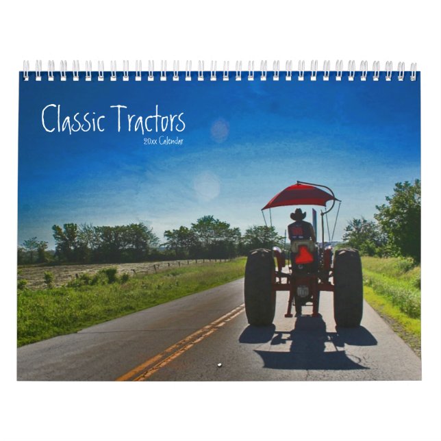 Calendrier classique de tracteurs : Customisez (Protection)