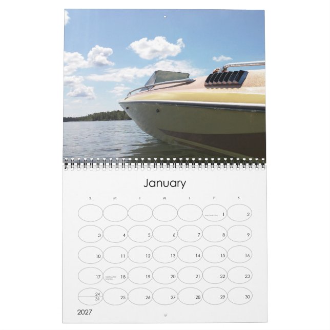 Calendrier Classique Glastron CGOAMN 2012 (Jan 2027)