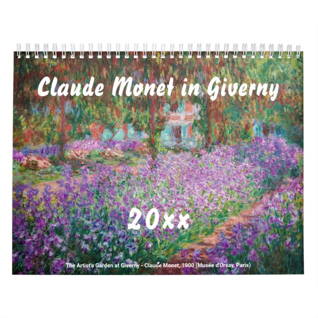 Calendrier Claude Monet à Giverny (Protection)