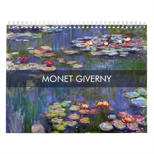 Calendrier Claude Monet Giverny (Protection)