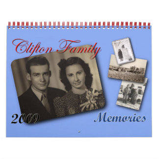 Calendrier Clifton Family Memories 09