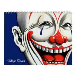 Calendrier Clowns Vintages déplaisants