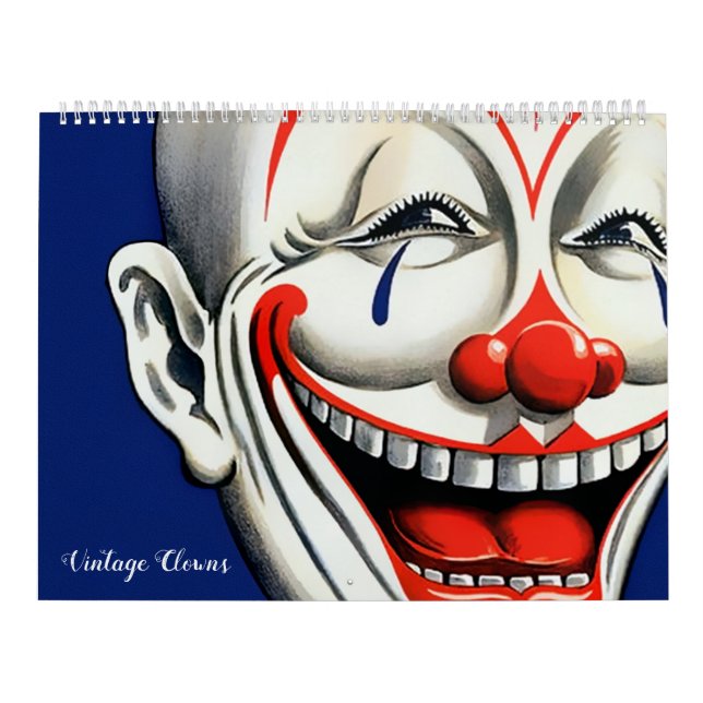 Calendrier Clowns Vintages déplaisants (Protection)