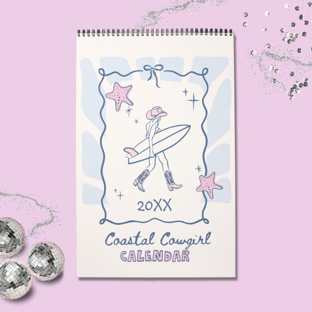 Calendrier Coastal Cowgirl Girly Planner (Coastal Cowgirl Girly Planner Calendar)