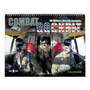 Calendrier COCKPIT DE COMBAT - Cocktails d'avions militaires