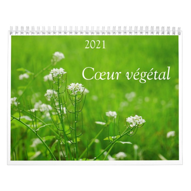 Calendrier Cœur végétal 2021 (Protection)