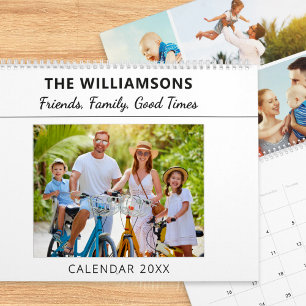Calendrier Collage de photos multiples amis famille personnal