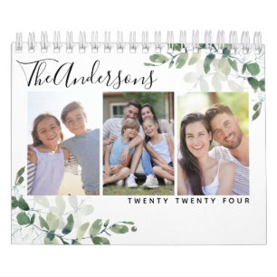 Calendrier Collage photo Eucalyptus
