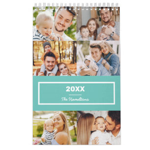 Calendrier Collage Photo Famille Moderne 2022