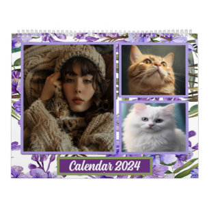 Calendrier Collage photo personnalisé pour animaux de compagn