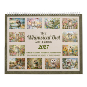 Calendrier Collection Chouette Fantaisiste