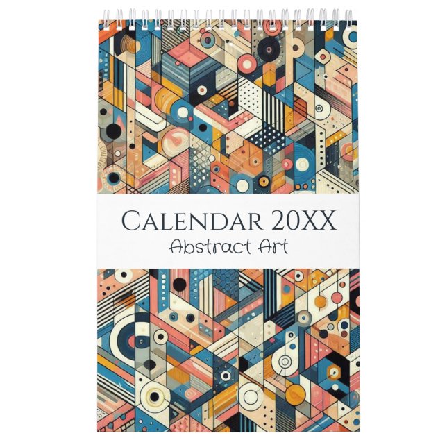 Calendrier Collection d'art Abstraite (Protection)