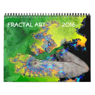 CALENDRIER COLLECTION D'ART FRACTAL 2016