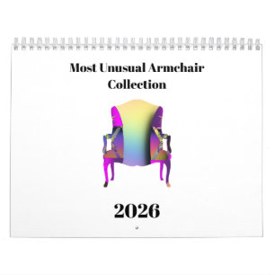 Calendrier Collection de fauteuils les plus inhabituelle