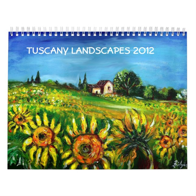 CALENDRIER COLLECTION DE PAYSAGES TOSCANE 2012 (Protection)