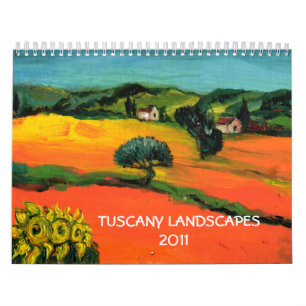 CALENDRIER COLLECTION DE PAYSAGES TOSCANE 2017