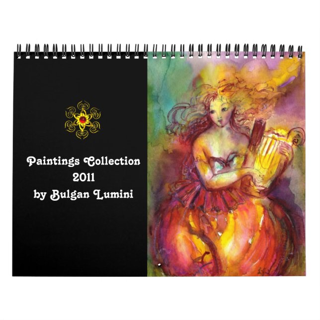 Calendrier Collection de peintures de Bulgan Lumini - 2011 (Protection)