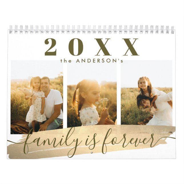 Calendrier Collection de photos de famille  (Protection)