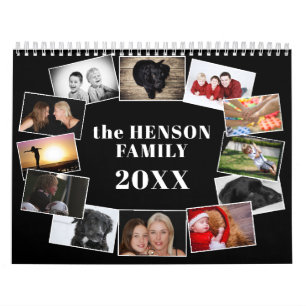 Calendrier Collection photo moderne 12 Famille 2026