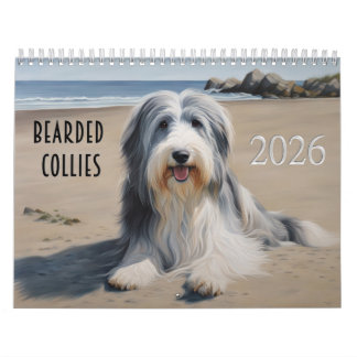 Calendrier Collies hérissés 2026