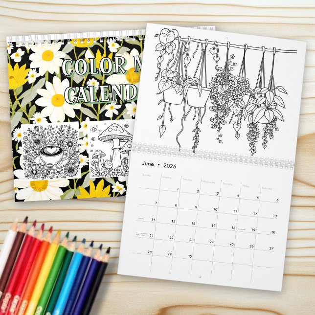 Calendrier Color Me | Plants, Flowers and Gardening  (Créateur téléchargé)
