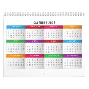 Calendrier coloré 2023