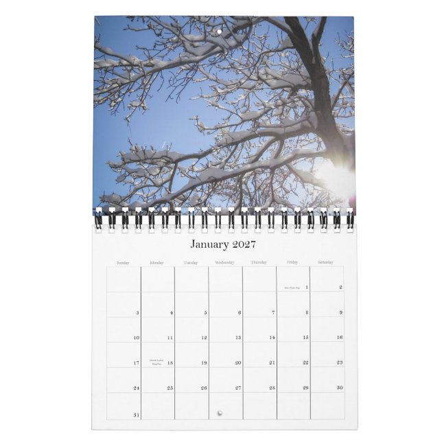 Calendrier coloré du Colorado 2013 (Jan 2027)