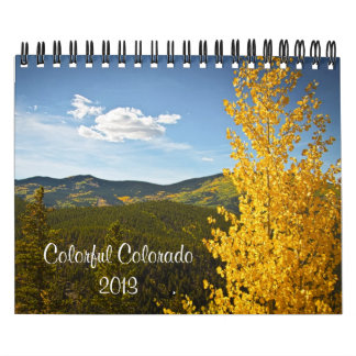 Calendrier coloré du Colorado 2013