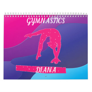 CALENDRIER COLORÉ GYMNASTIQUE PERSONNALISÉ 2022.