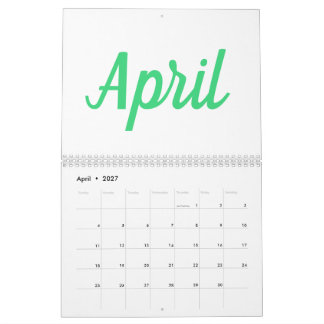 Calendrier Coloré Moderne Minimaliste Simple 2023