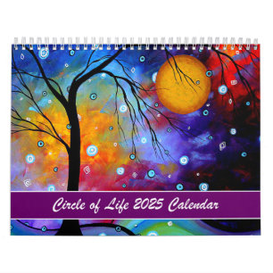 Calendrier Colorful MeganAroon 2024 Circle of Life Calendar